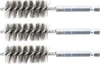 [3078-18-SBG] BGS - 3078-18-S - Brosse en acier 18 mm 6,3 mm (1/4") 3 pièces