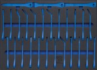 [4033BG] BGS - 4033 - Insert de servante d'atelier 3/3 : Jeu de coins nylon pour garnitures et grattoirs 27 p