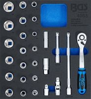 [4053BG] BGS - 4053 - Insert de servante d'atelier 2/3 : Jeu de clé à douilles 12, ,5 mm (1/2) 27 pièces