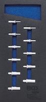 [4059BG] BGS - 4059 - Insert de servante d'atelier 1/3 : Douilles pour clé, six pans 6,3 mm (1/4") 4 - 13 mm 