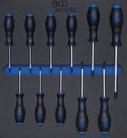 [4079BG] BGS - 4079 - Insert de servante d'atelier 2/3 : Tournevis Profil T (pour Torx) T6 - T40 11 pièces