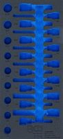 [4116-1BG] BGS - 4116-1 - Insert de servante d’atelier 1/3 vide  pour art. 4116