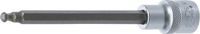 [4258-6BG] BGS - 4258-6 - Douille à embouts longueur 140 mm 12,5 mm (1/2") six pans intérieurs avec tête sphéri