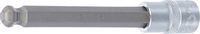[4258-12BG] BGS - 4258-12 - Douille à embouts longueur 140 mm 12,5 mm (1/2") six pans intérieurs avec tête sphér