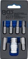 [5017BG] BGS - 5017 - Jeu d’embouts pour tournevis 10 mm (3/8") / six pans intérieurs 7 pièces