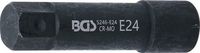 [5246-E24BG] BGS - 5246-E24 - Douille de clé à douilles, profil E, extra longue 22 mm E24