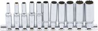 [5251BG] BGS - 5251 - Jeu de douilles, douze pans, longues 6,3 mm (1/4") 4 - 13 mm 11 pièces
