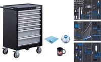 [6061BG] BGS - 6061 - Servante d'atelier 7 tiroirs avec 120 outils