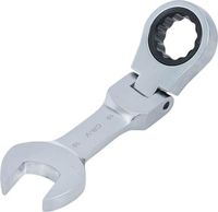 [6919BG] BGS - 6919 - Clé mixte à cliquet courte à couder 19 mm