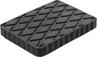 [7036BG] BGS - 7036 - Tampon en caoutchouc pour pont élévateur 160 x 120 x 20 mm