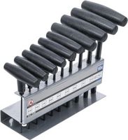 [7099BG] BGS - 7099 - Jeu de tournevis avec poignée en T pouces six pans intérieurs 3/32" - 3/8" 10 pièces