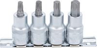 [8886BG] BGS - 8886 - Jeu de douilles à embouts 12,5 mm (1/2") Profil T (pour Torx) T40 - T55 4 pièces