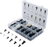 [9055BG] BGS - 9055 - Assortiment de clips « arbre de Noël » pour GM, VW, Chrysler, BMW, Nissan, Ford 340 piè