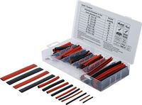 [9404BG] BGS - 9404 - Assortiment de gaines rétractables rouges / noires 150 pièces