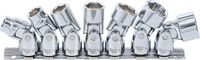 [9501BG] BGS - 9501 - Jeu de douilles articulées, six pans carré femelle 10 mm (3/8") 3/8" - 3/4" en pouces 7