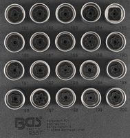 [9557BG] BGS - 9557 - Insert de servante d'atelier 1/6 : Jeu d’outils pour écrous antivol pour Opel (type B) 