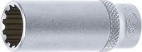 [10163BG] BGS - 10163 - Douille pour clé, Gear Lock, longue 6,3 mm (1/4") 13 mm