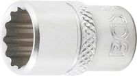 [10878BG] BGS - 10878 - Douille pour clé, douze pans 6,3 mm (1/4") 7/16"