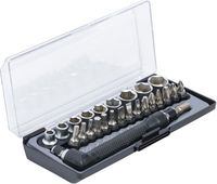 [20802BG] BGS - 20802 - Jeu d’embouts et de douilles/angulaire transmission 6,3 mm (1/4") 26 pièces