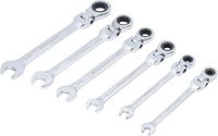 [30005BG] BGS - 30005 - Jeu de clés mixtes à cliquet têtes flexibles pouces 1/4" - 9/16" 6 pièces
