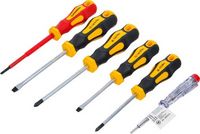 [35816BG] BGS - 35816 - Jeu de tournevis VDE pour électricien plats / cruciformes 6 pièces
