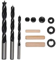 [50405BG] BGS - 50405 - Jeu de chevilles/forets bois 6 - 10 mm 43 pièces