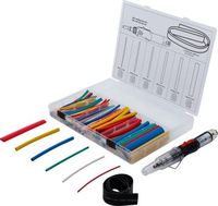 [70143BG] BGS - 70143 - Mini chalumeau avec assortiment de gaines thermo-rétractables colorés avec ignition pi