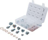[70184BG] BGS - 70184 - Assortiment de réparation de bouchons de vidange d’huile 63 pièces