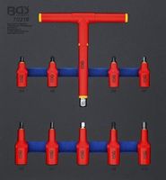 [70216BG] BGS - 70216 - Insert de servante d’atelier 2/3 : Jeu de douilles à embouts VDE 10 mm (3/8") / 12,5 m