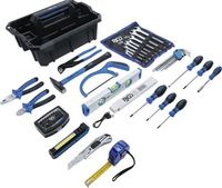 [70224BG] BGS - 70224 - Caisse porte-outils matière plastique avec assortiment d’outils 66 pièces