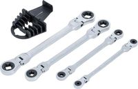 [71028BG] BGS - 71028 - Jeu de clés annulaires à cliquet doubles pliable avec têtes polygonales à profil E E6 