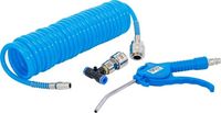 [74253BG] BGS - 74253 - Soufflette d’air comprimé avec tuyau pneumatique en spirale et connecteur en T