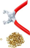 [75831BG] BGS - 75831 - Pince à œillets avec 100 œillets ronds 5,0 mm