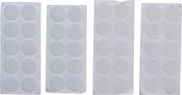 [80555BG] BGS - 80555 - Points auto-agrippants autocollants blanc 40 pièces