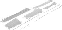BGS - 80778 - Assortiment de colliers plastique blanc 100 - 300 mm 250 pièces