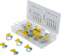 [80859BG] BGS - 80859 - Assortiment de colliers avec écrou papillon 26 pièces
