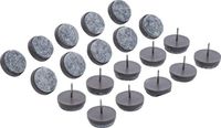 BGS - 80868 - Jeu de protections antidérapants à clouer Ø 24 mm 20 pièces