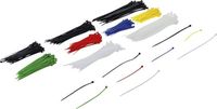 [80873BG] BGS - 80873 - Assortiment de colliers plastique multicolore 100 - 150 - 200 mm 450 pièces