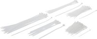 [80874BG] BGS - 80874 - Assortiment de colliers plastique blanc diverses tailles 250 pièces