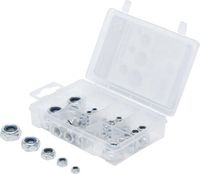 BGS - 88144 - Assortiment d’écrous autobloquants métriques M4 - M12 53 pièces