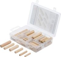 [88162BG] BGS - 88162 - Assortiment de chevilles bois Ø 5 - 10 mm 53 pièces