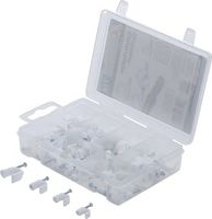 BGS - 88166 - Assortiment de serre-câbles 71 pièces