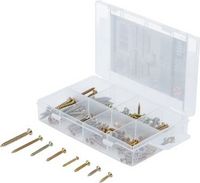 [88191BG] BGS - 88191 - Assortiment de vis multifonctions cruciforme PZ2 120 pièces