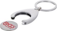 BGS - Coin - Porte clé avec Jeton pour caddy BGS®