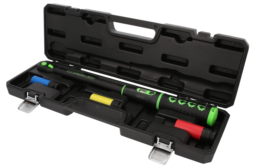 [512.0010] KS TOOLS 512.0010 1/2" COMPETITION Jeu d'outils de clé dynamométrique 20-200NM avec 3 douilles a choc 17-19-21