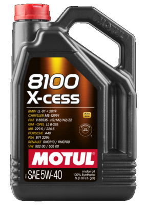 [102870Motul] Motul 8100 X-CESS 5W40 5L