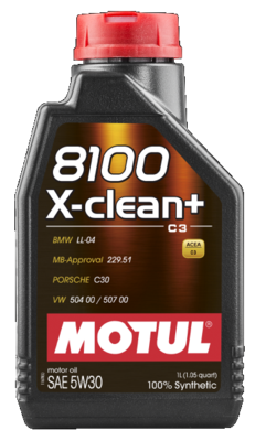 Motul 8100 X-CLEAN + MOTUL5W30C31L