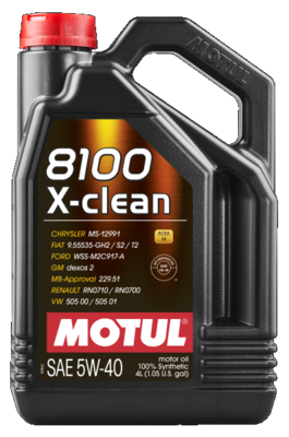 [104720Motul] Motul 8100 X-CLEAN 5W40 4L