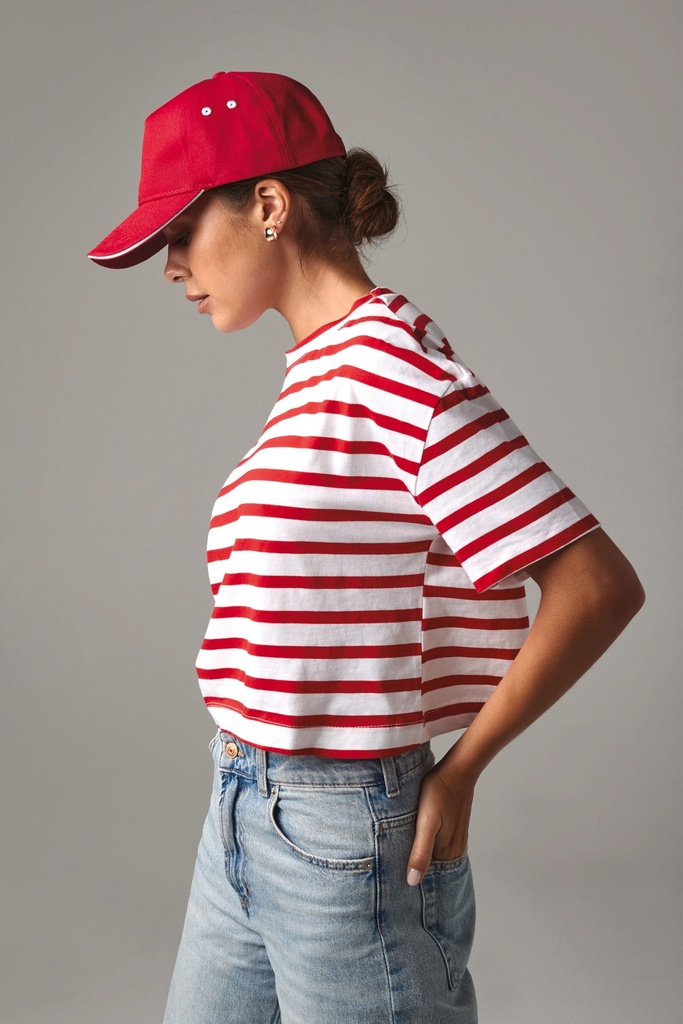[B15C-BrightRoyal_White-OneSize] B15C - Casquette homme Ultimate à 5 panneaux sandwich contrasté - BrightRoyal_White