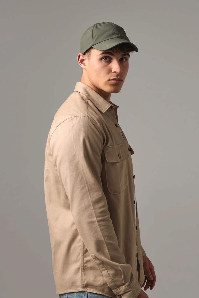 B187 - Casquette style Outdoor - 6 panneaux - LightGrey